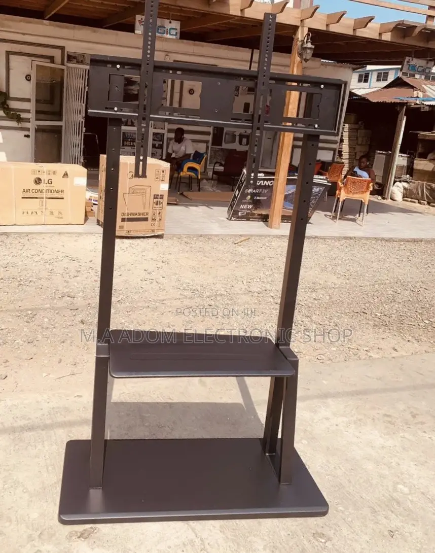 Stainless Steel Heavy Duty Moveable Tv Trolly for 32-100”.