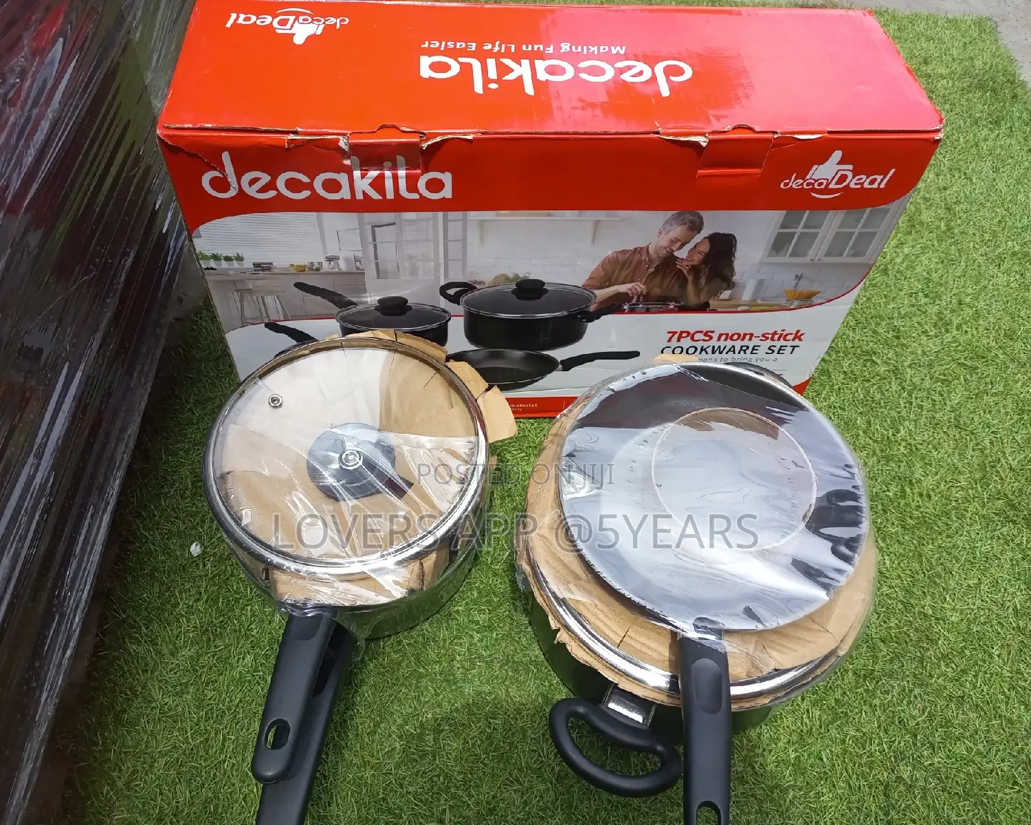 7pcs Non Stick Cookware Set Quality Cookware Decakila.