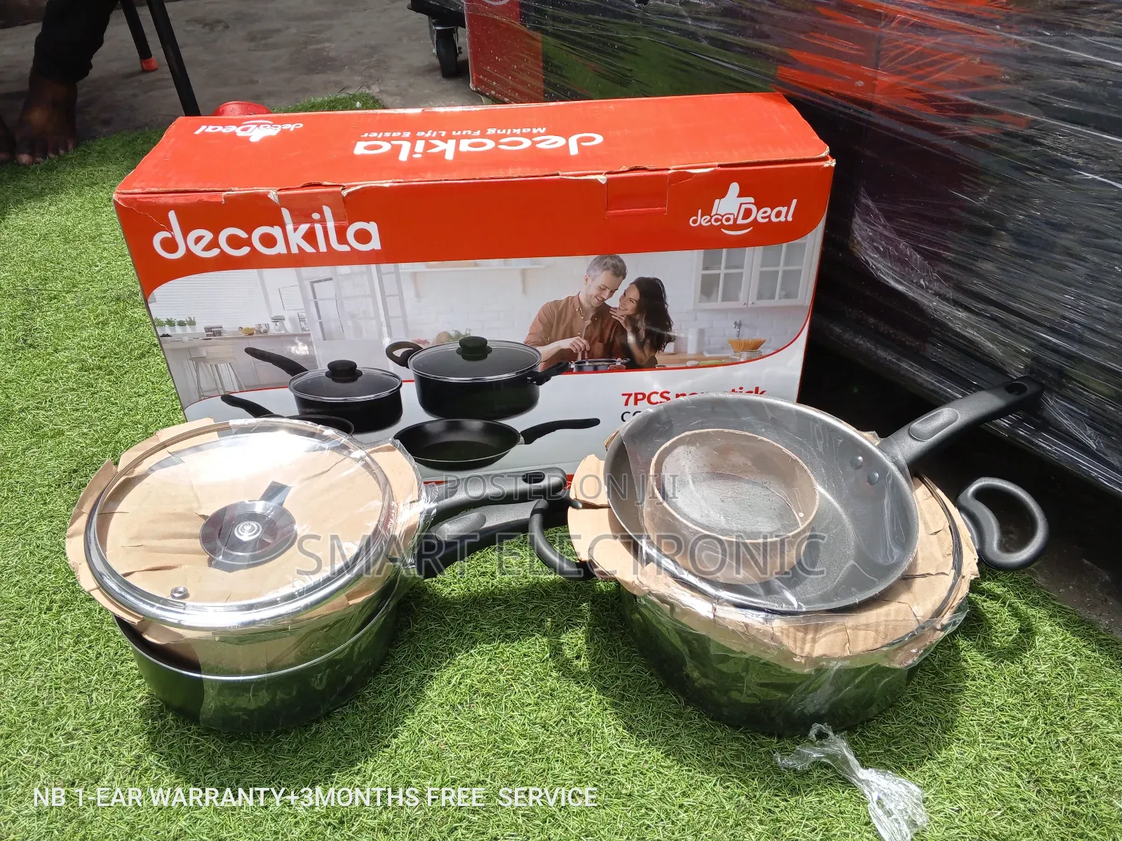 7pcs Non-Stick Decakila Cookware Set Cookware Set Affordable