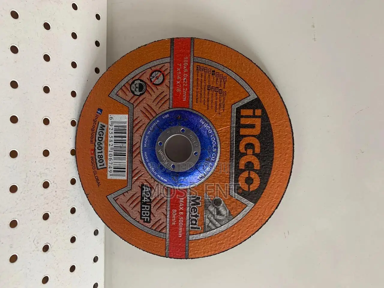 Abrasive Metal Grinding Disc 7inchs - Mgd601801