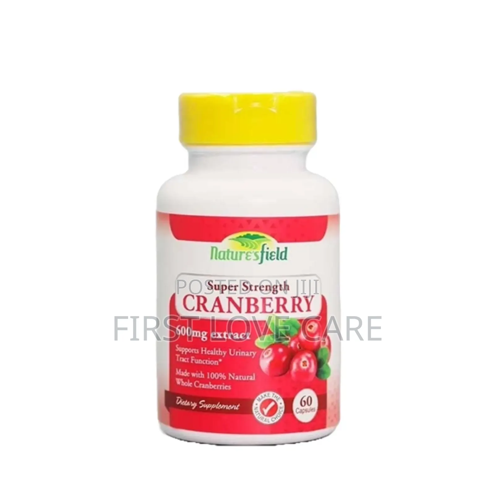 Nature's Field Cranberry 600mg Super Strength