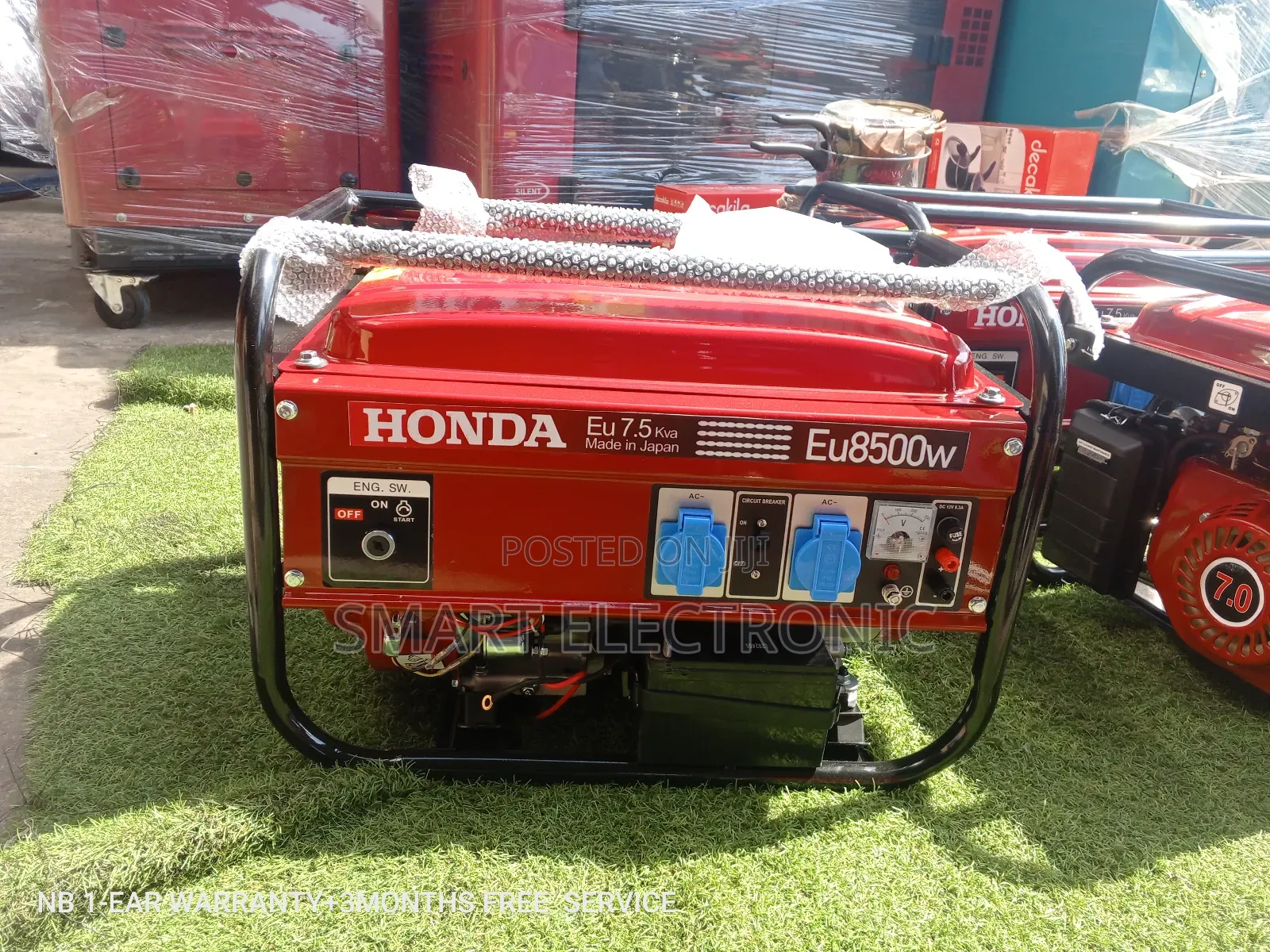 Key Start Generator Honda 7.5kva Petrol 8500watt Generator