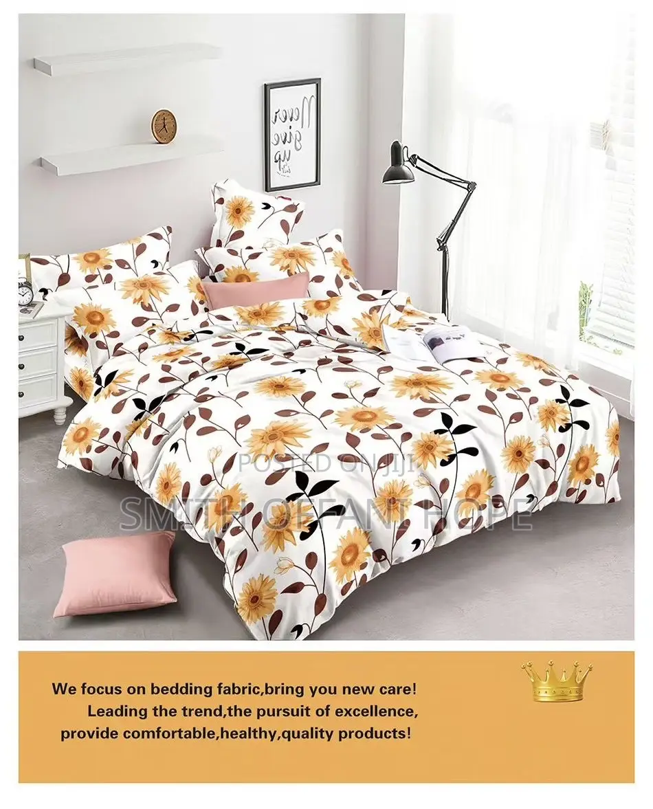 “Perfect Set: 1 Bedsheet, 3 Pillowcases”