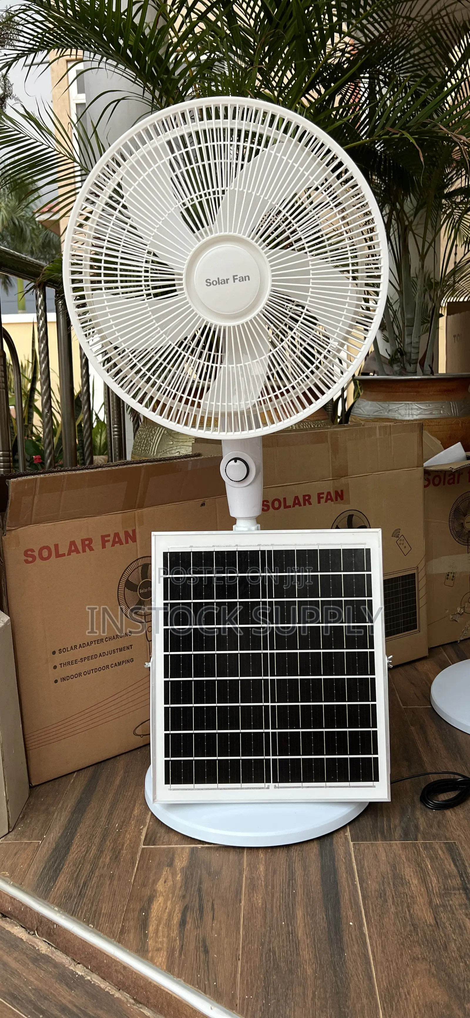 Rechargeable Fan Solar Fan Hl-168