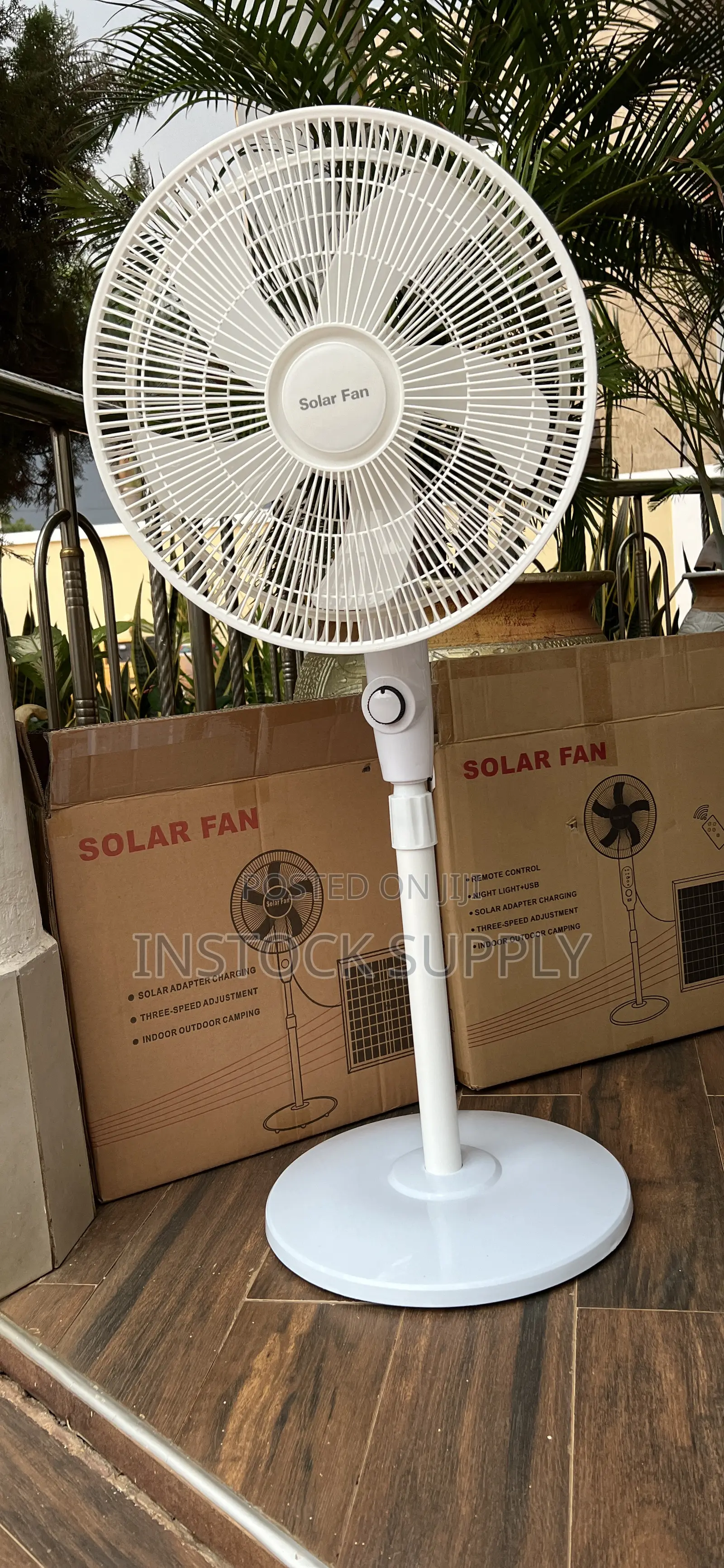 Rechargeable Fan Solar Fan Hl-168