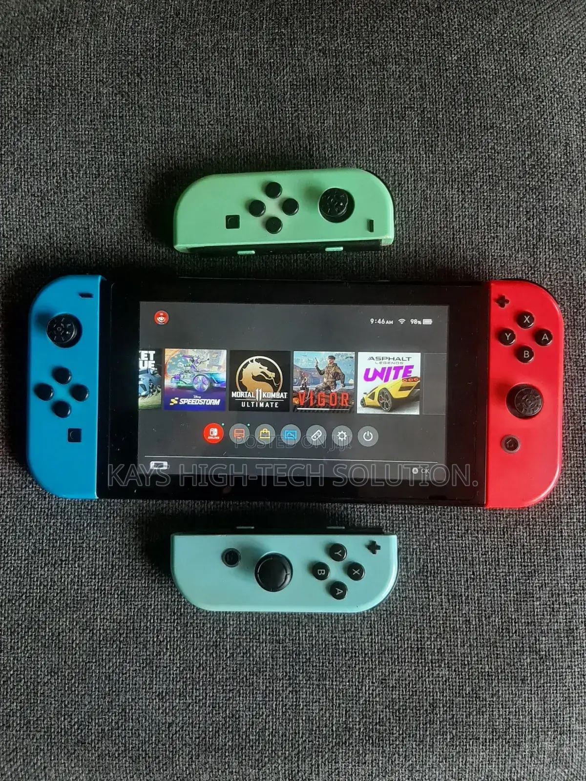 Nintendo Switch With Mk 1 Other Games and Accessories