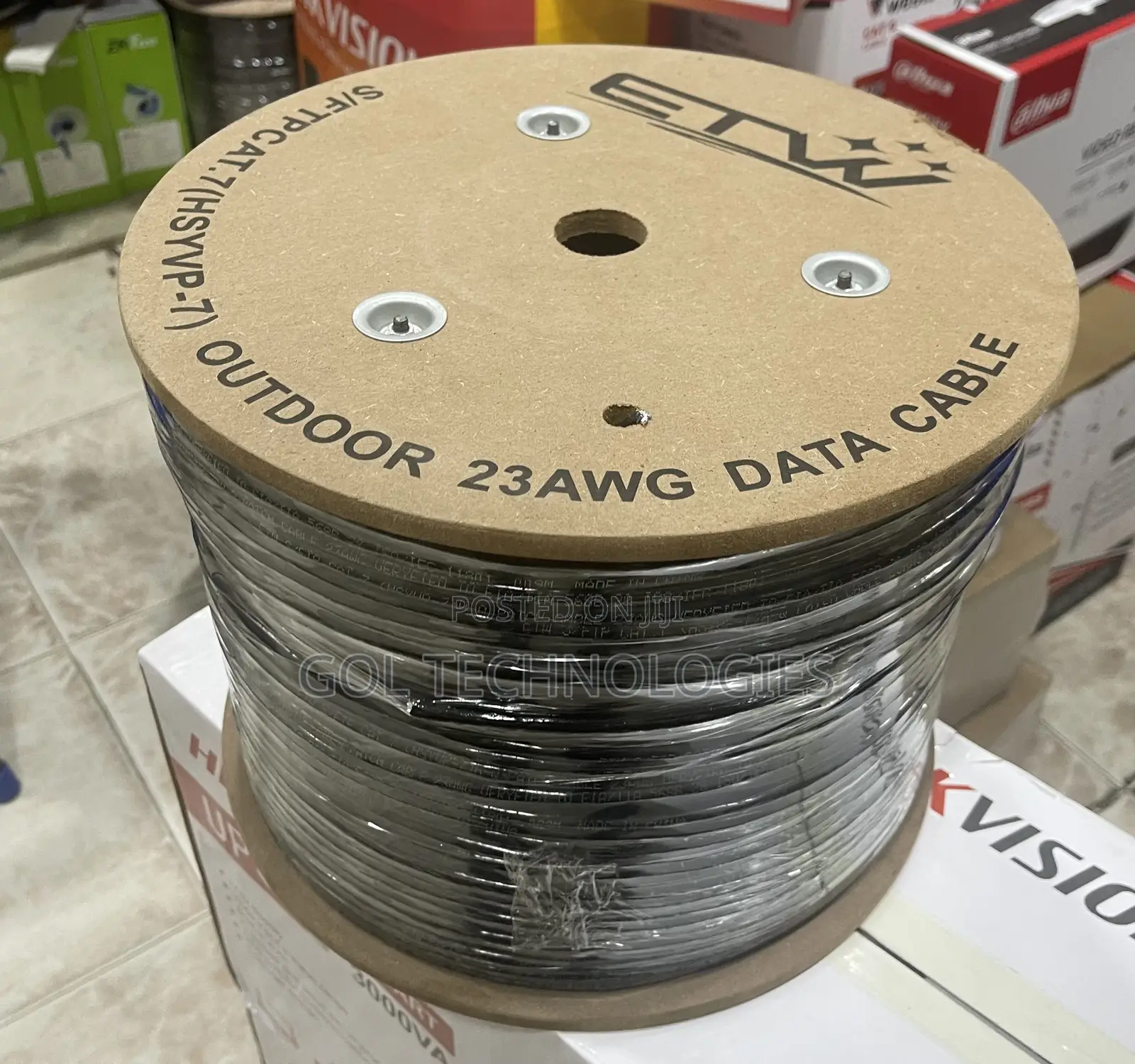 Cat7 SFTP Outdoor Cable 305m 23AWG ETW Original Brand