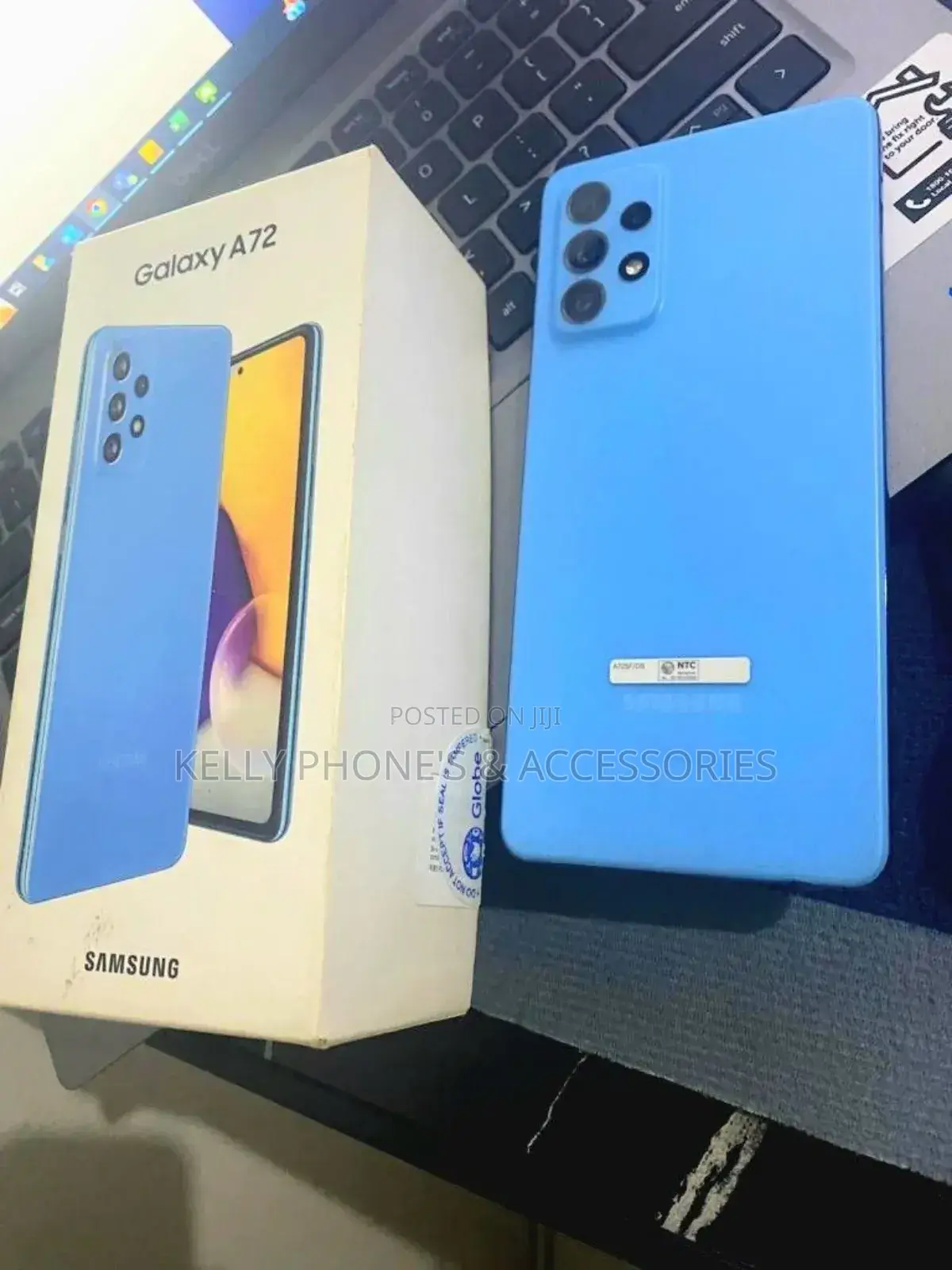 New Samsung Galaxy A72 5G 128 GB Blue