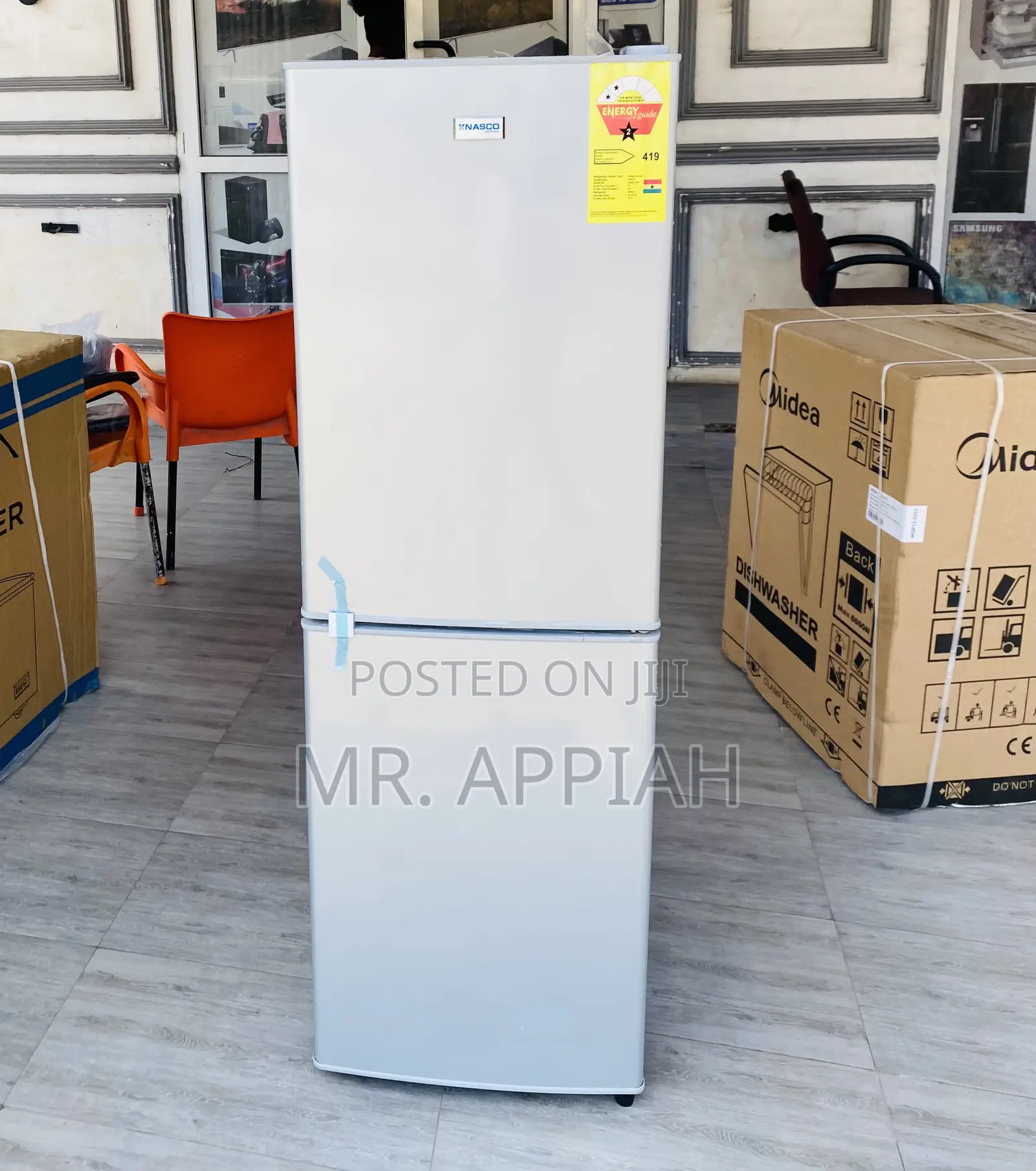 158L Double Door Nasco Nasd2-20fl Bottom Freezer Fridge.