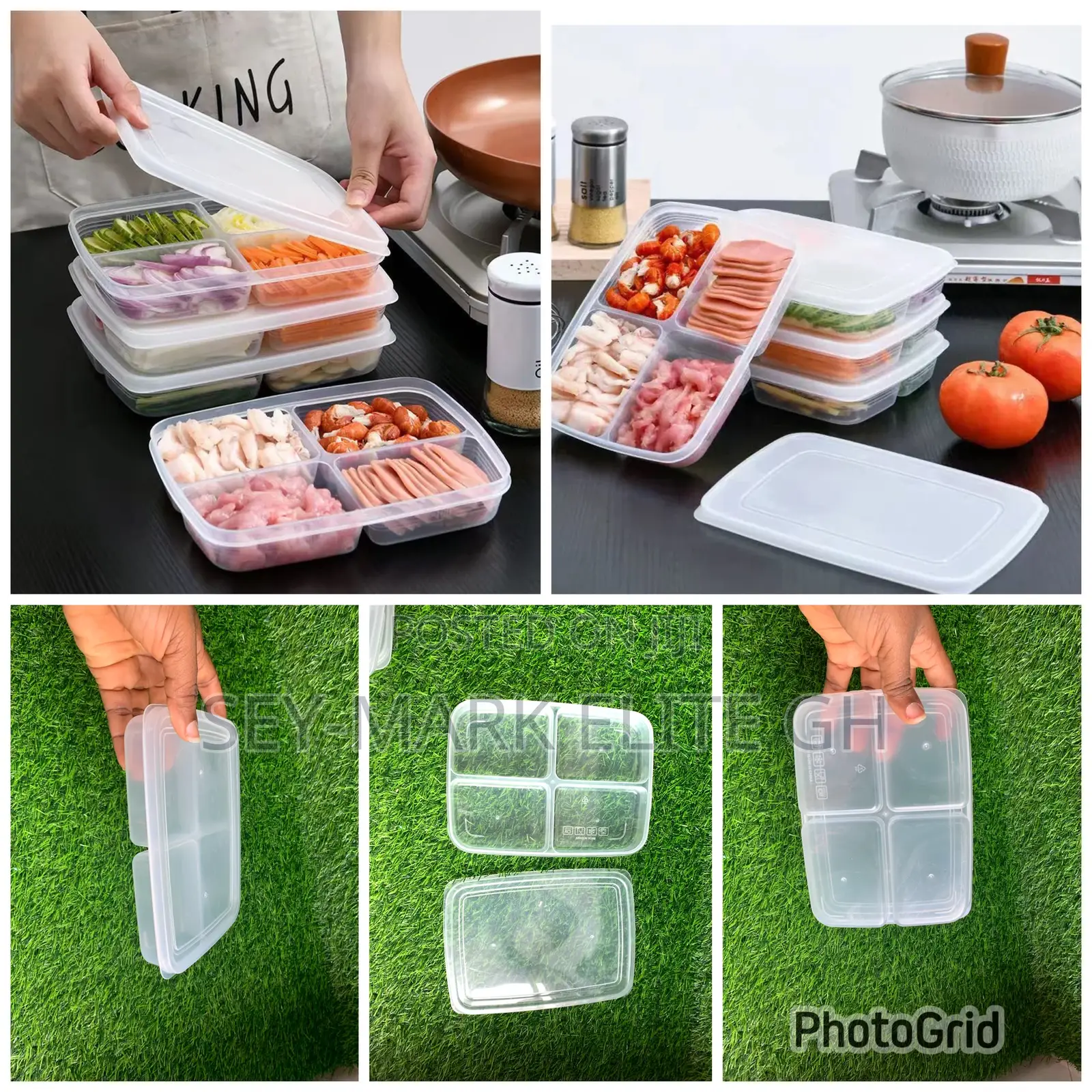 Meal Prep Refrigerator Storage Bowl (2 Pcs)