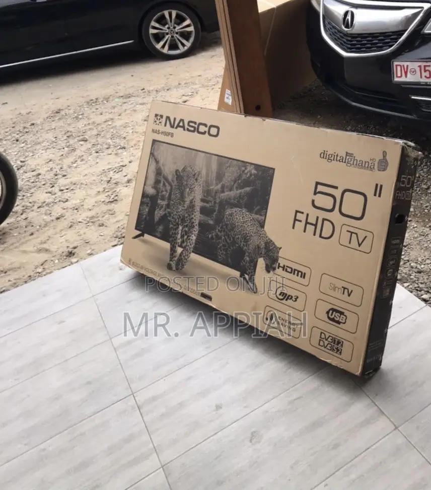 Full HD Digital Satellite Nasco 50 Inch Television,Black