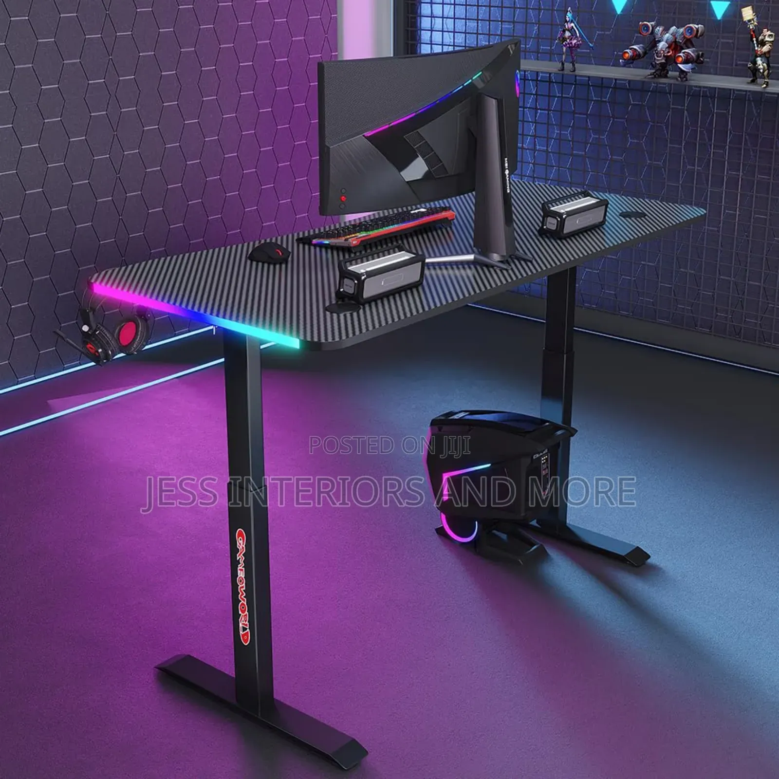 Electric Adjustable Gaming Table