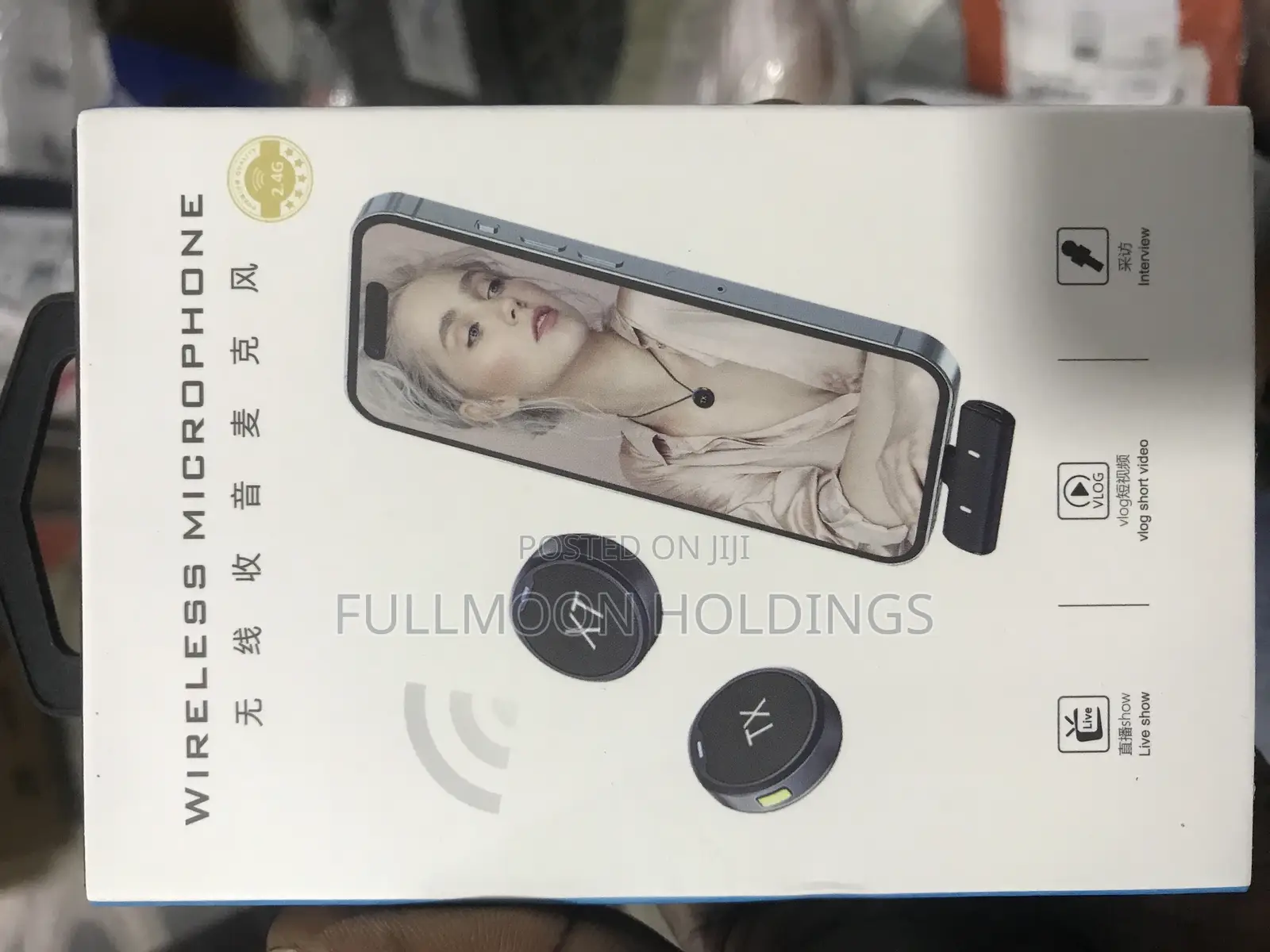 Wireless Magnetic Microphone for iPhones and Type C Devices