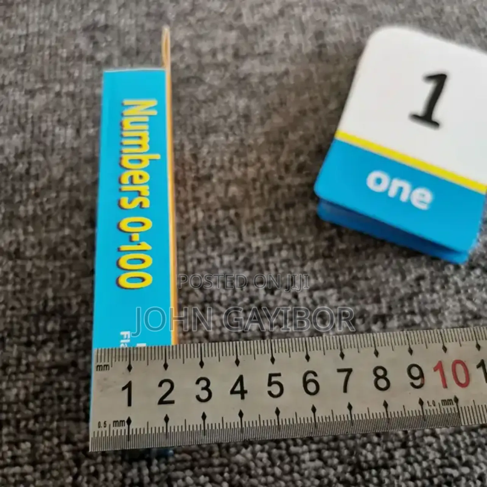 Kids' Educational Flash Cards for Numbers