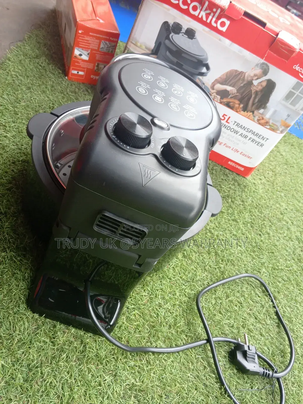 Complete Latex Decakila Transparent Window Air Fryer Air Fry