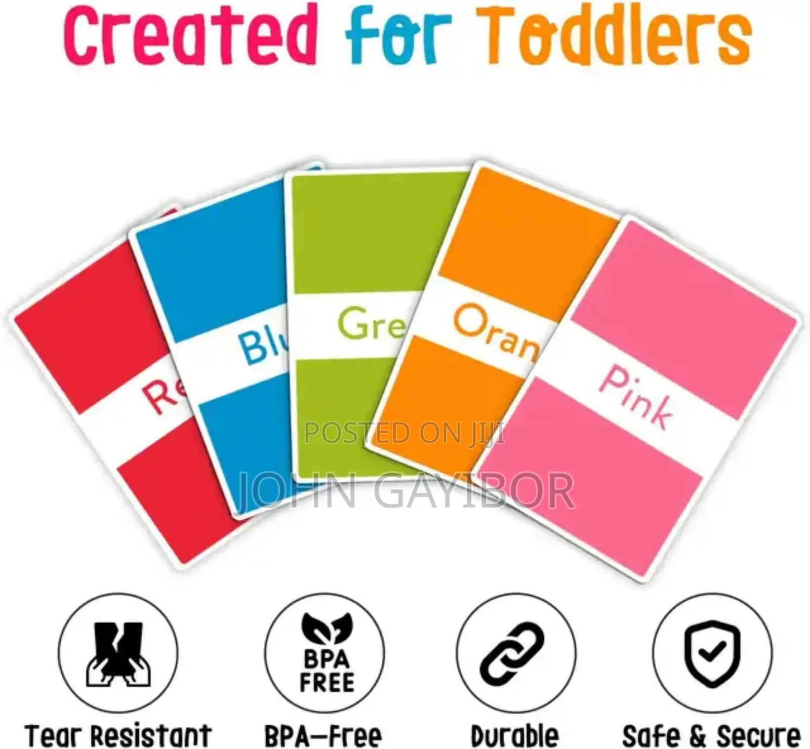 Toddler Learning Flash Cards for Kids