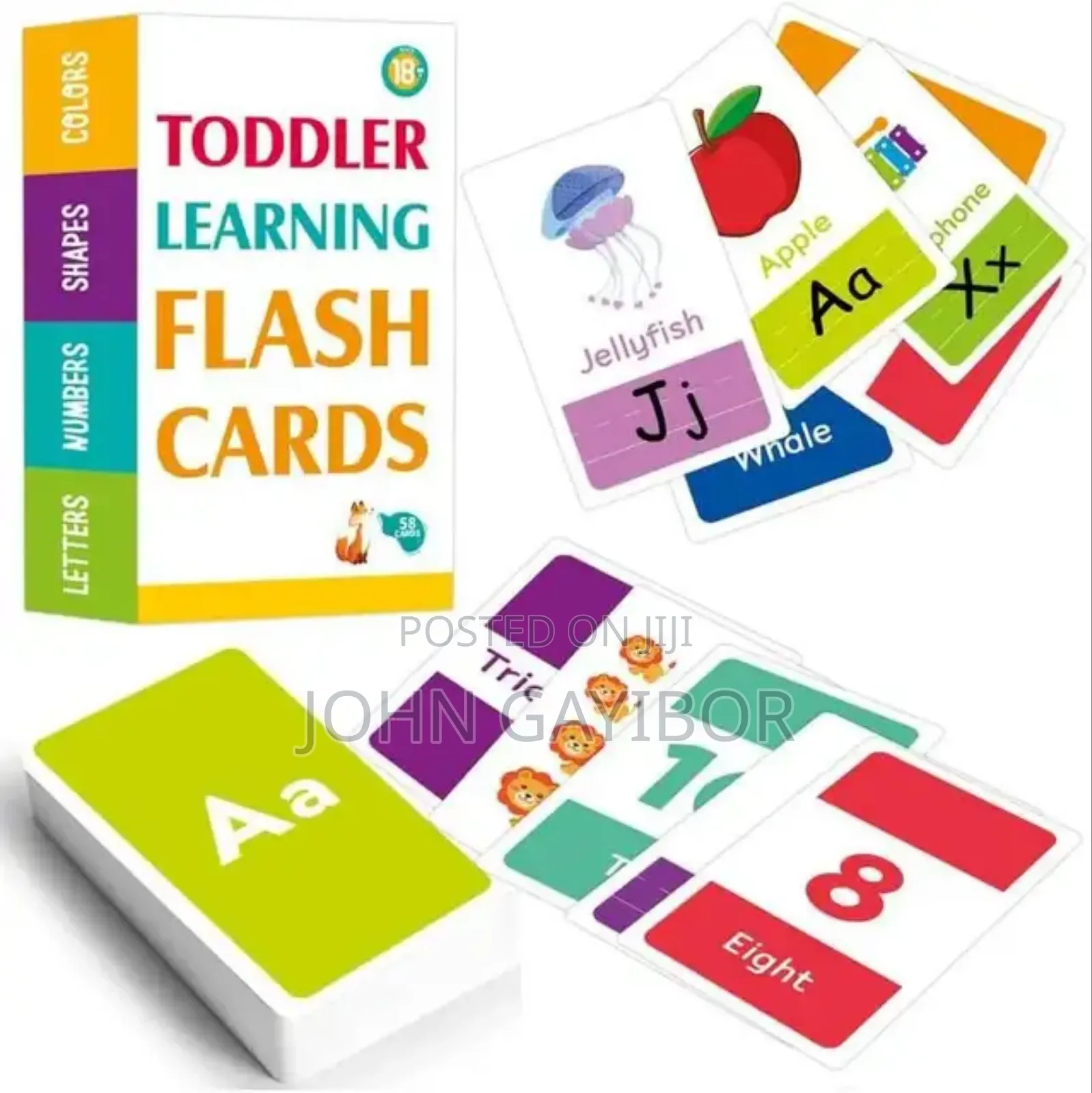 Toddler Learning Flash Cards for Kids