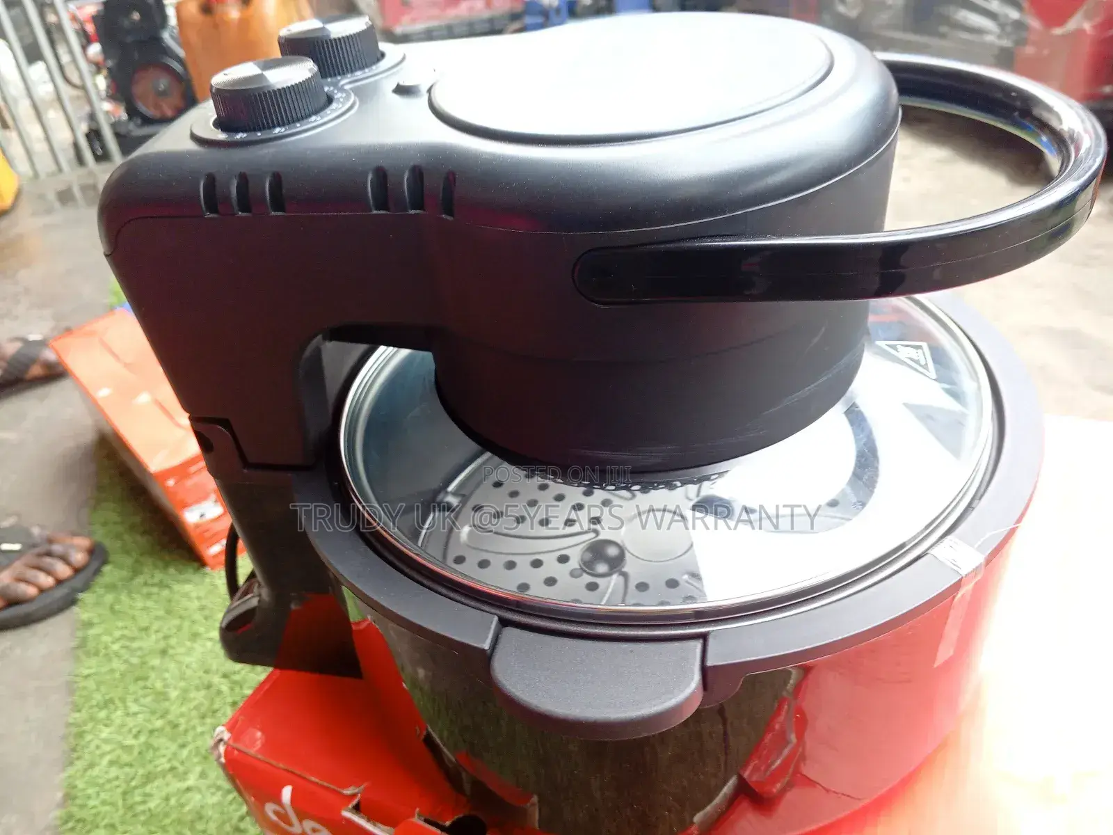 1200W Transparent Window Air Fryer 5L New Decakila Air Fryer