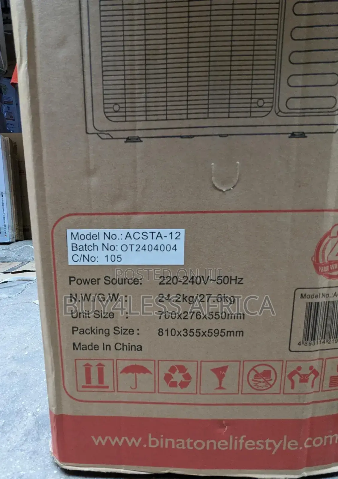 Binatone 1.5hp Air Conditioner