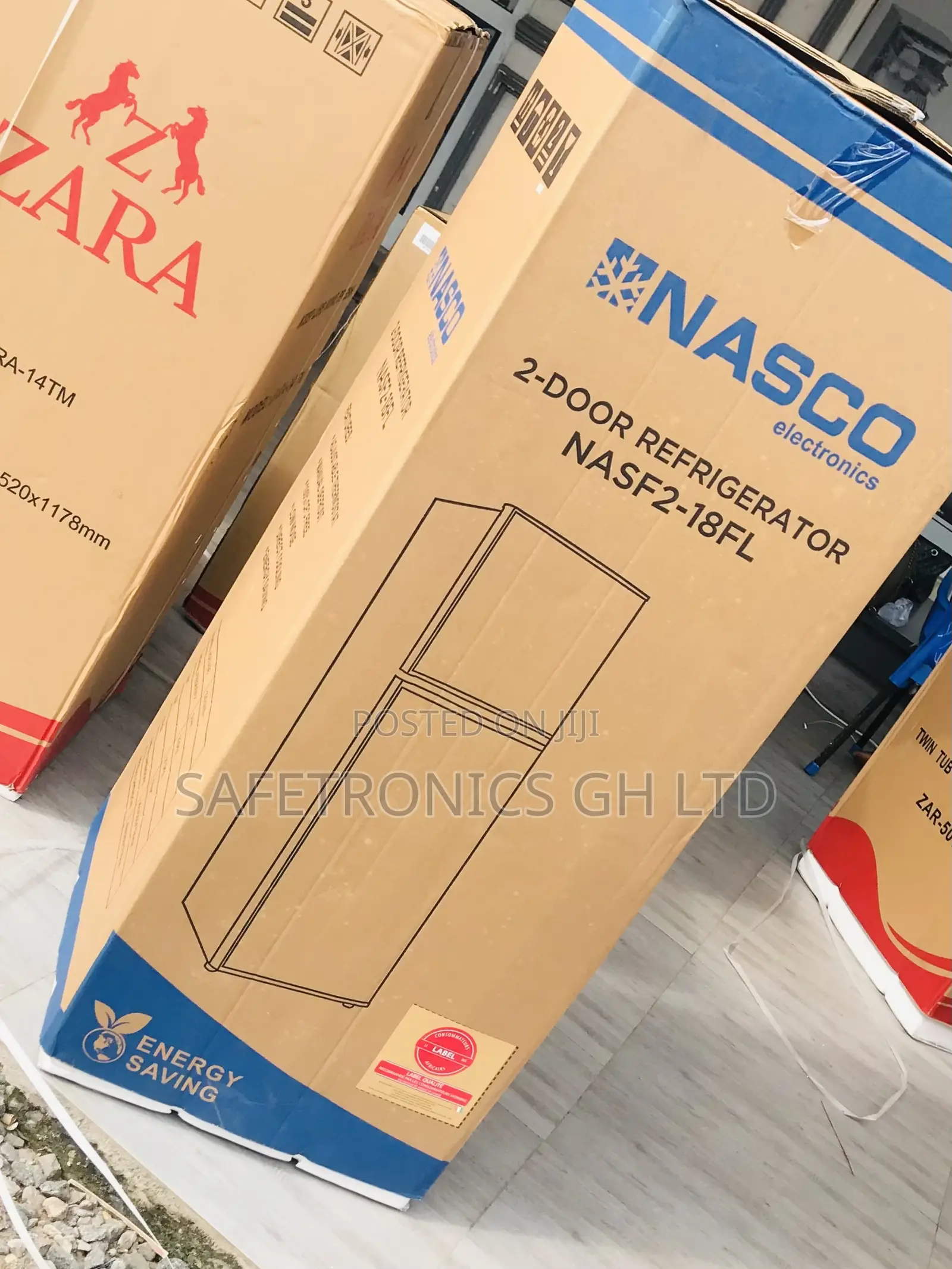Nasco Food Safe (Nasf2/13fl) Topfreezer Gray Doubledoor