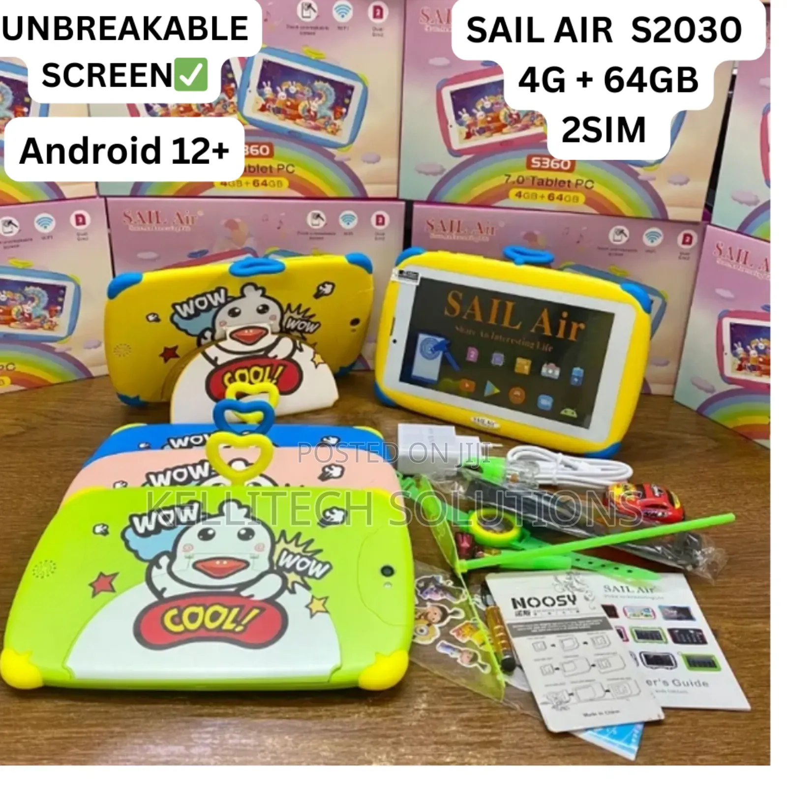 Sailair Original Kid's Tablet, Unbreakable Screen