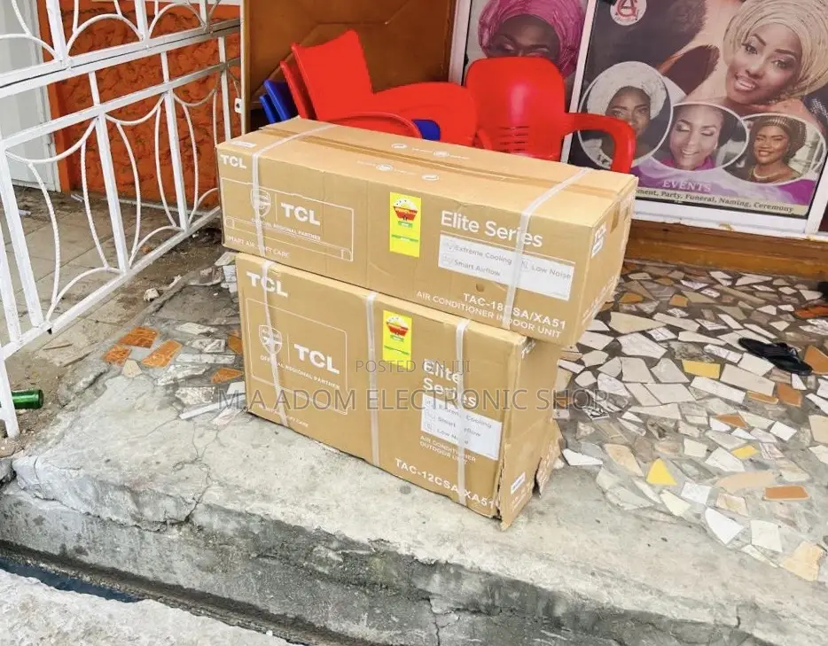 Elegant White TCL 2.0hp R410 Non Inverter Air Conditioner.