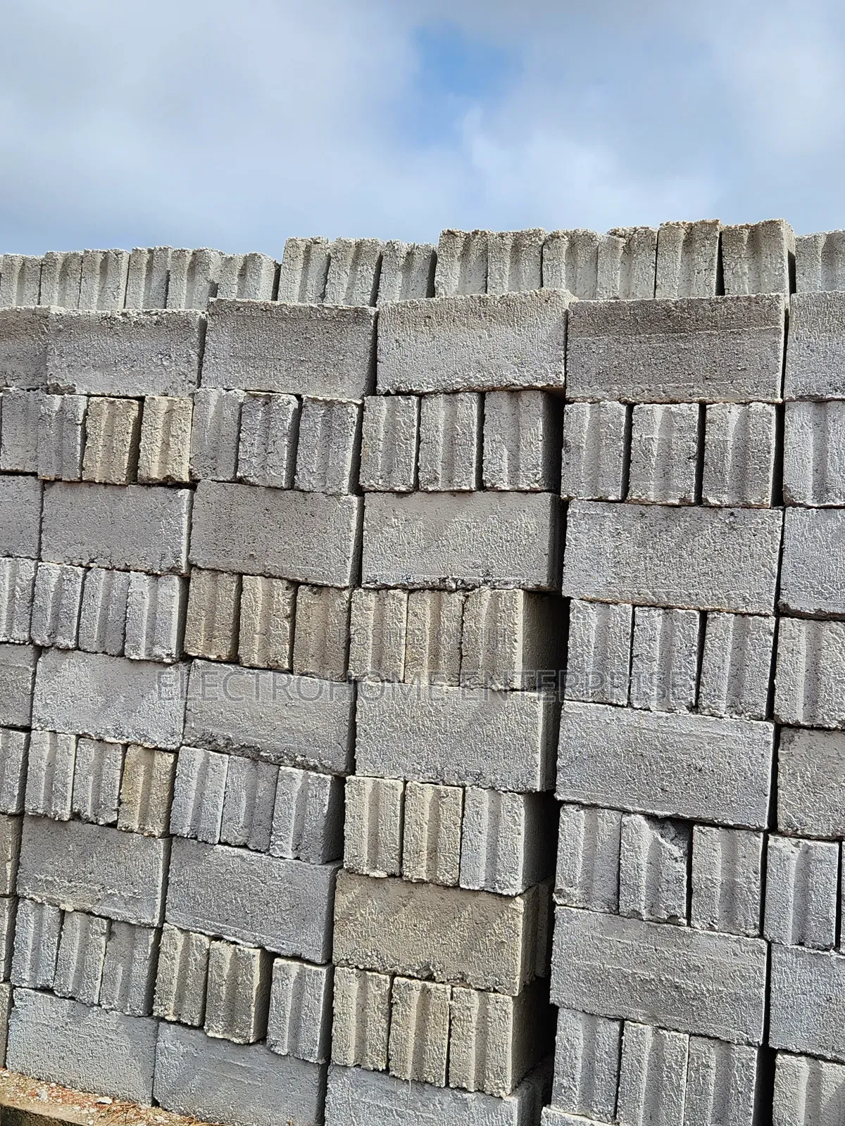 Factory Building Blocks. Both Hollow And Solid