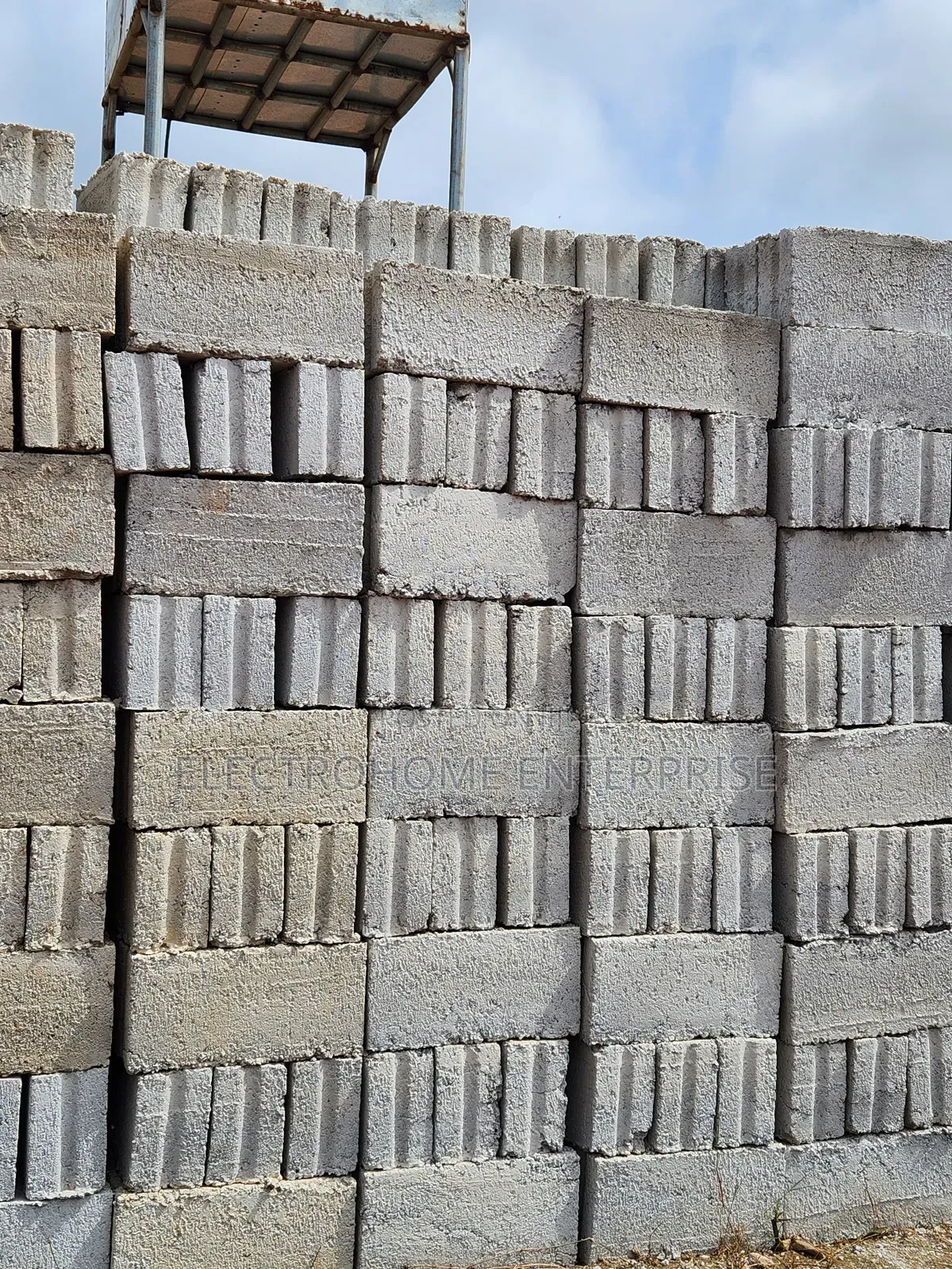 Factory Building Blocks. Both Hollow And Solid