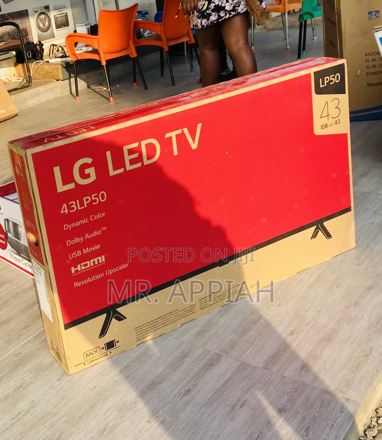 Elegant Black LG 43lp5000 43” Full HD Tv With Magic Remote