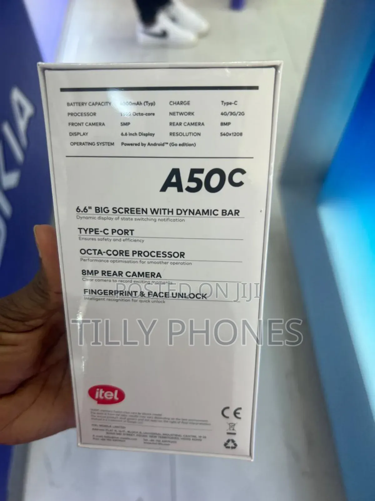 New Itel A50C 32 GB Blue