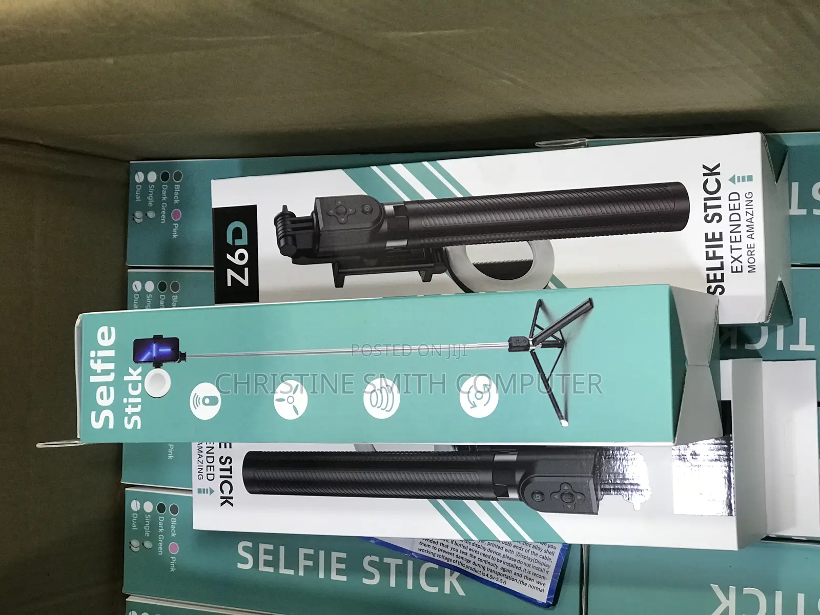 Z6D Selfie Stick Tripod With Two Light