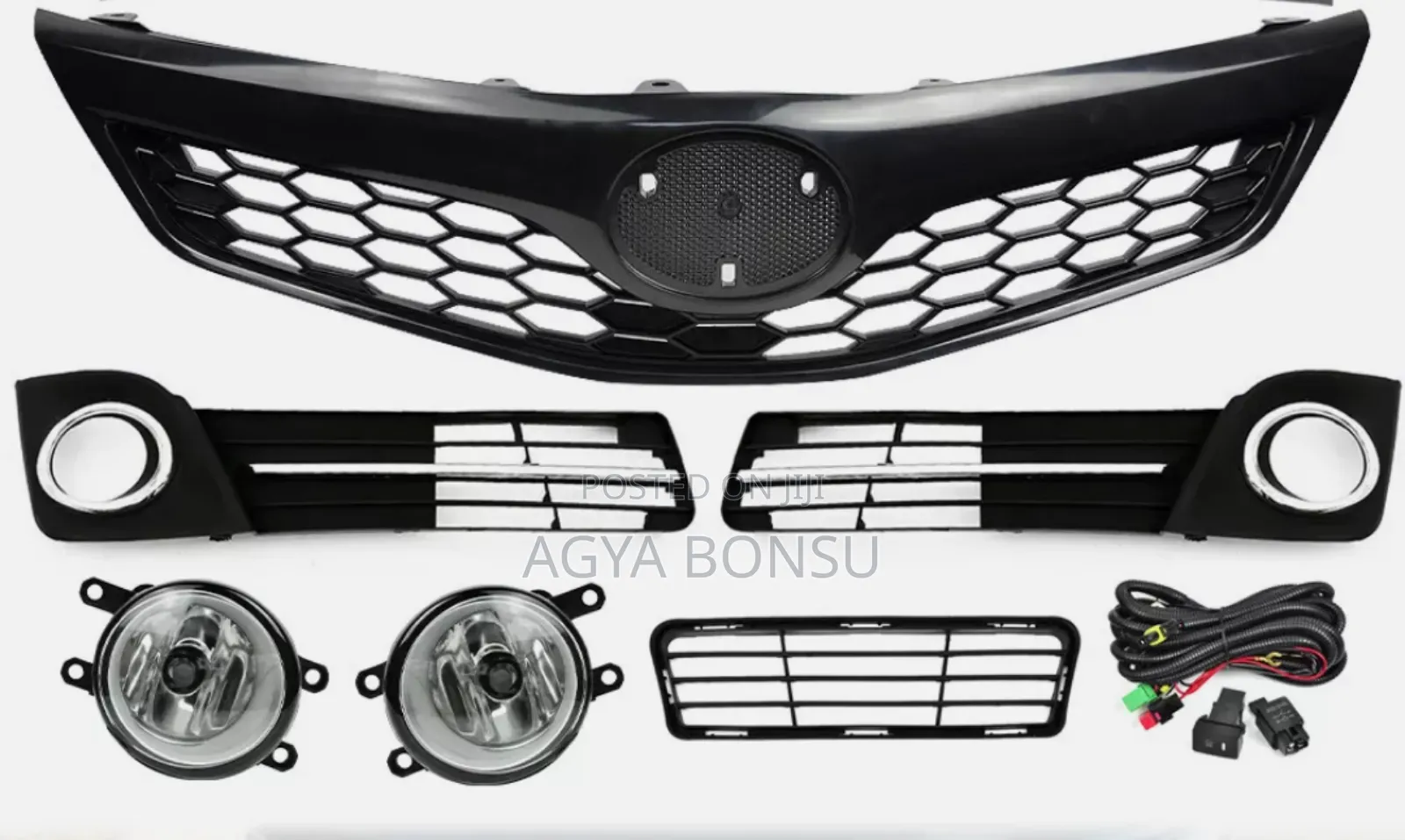 2012 Camry Spider Fog Light Complete and Top Up Grill Shells
