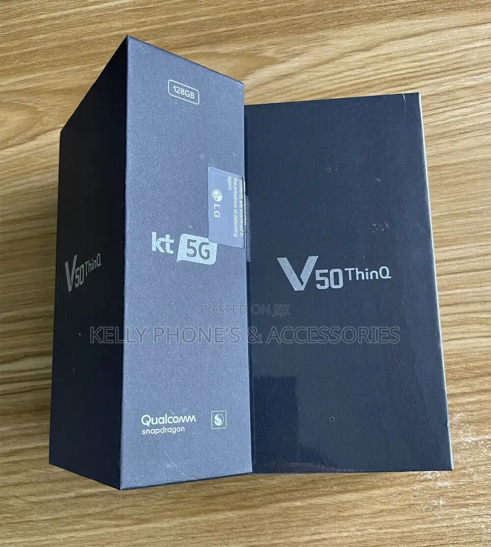 New LG V50S ThinQ 5G 128 GB Black