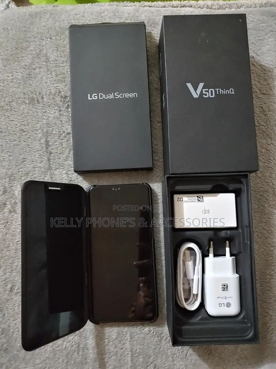 New LG V50S ThinQ 5G 128 GB Black
