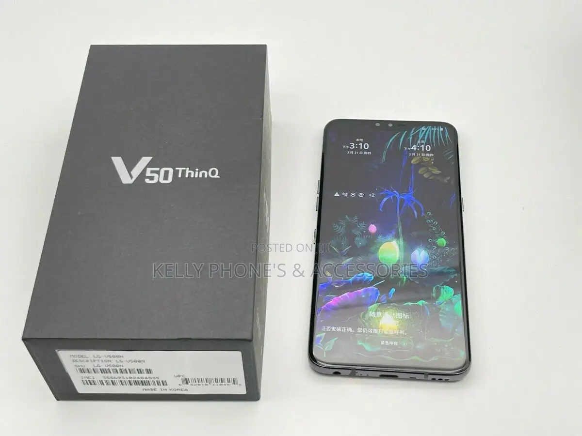 New LG V50S ThinQ 5G 128 GB Black