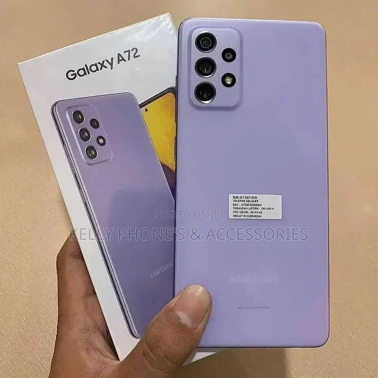 New Samsung Galaxy A72 5G 128 GB Purple