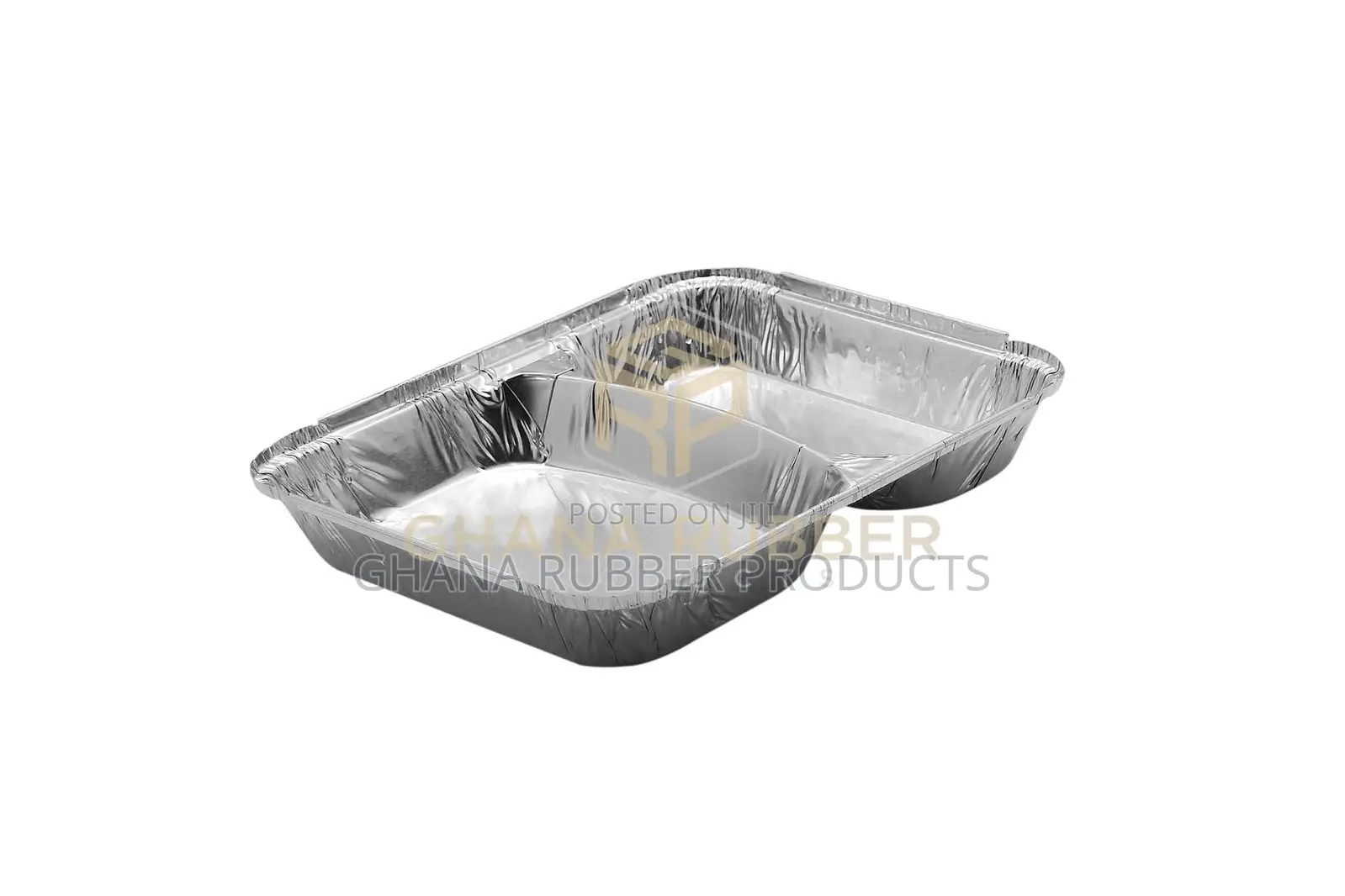 2-Section Aluminium Foil Food Containers+Lids(850ml)(500pcs)