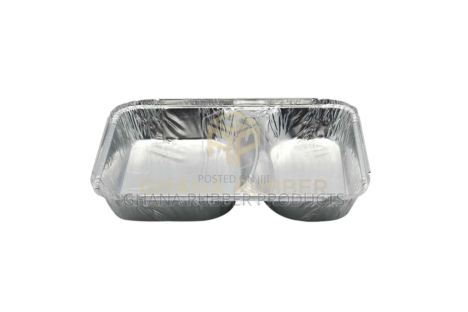 2-Section Aluminium Foil Food Containers+Lids(850ml)(500pcs)