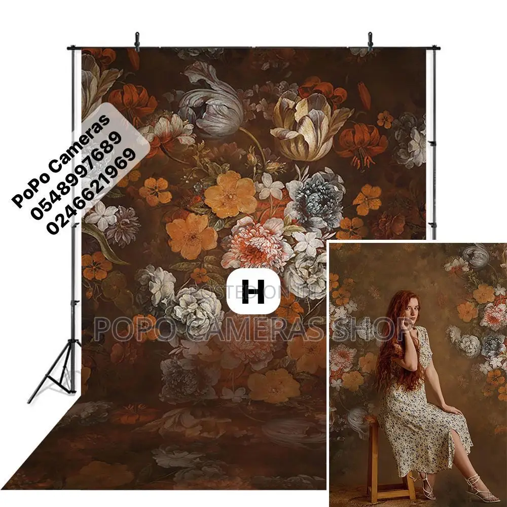 Vinyl Vintage Backdrop