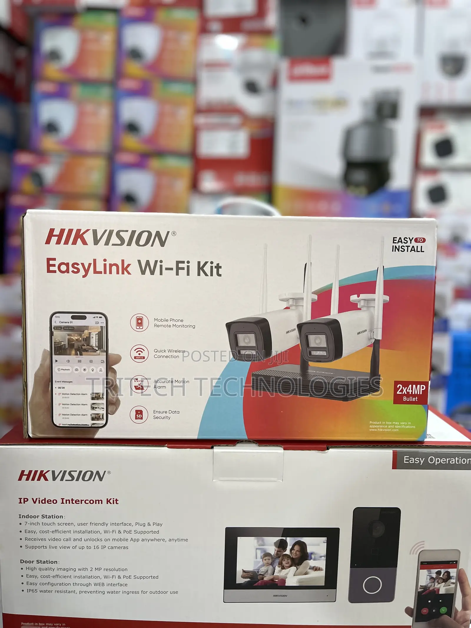 Hikvision Wifi Kit 2ch 4mp Full Color 2 Way Audio Nks424woh