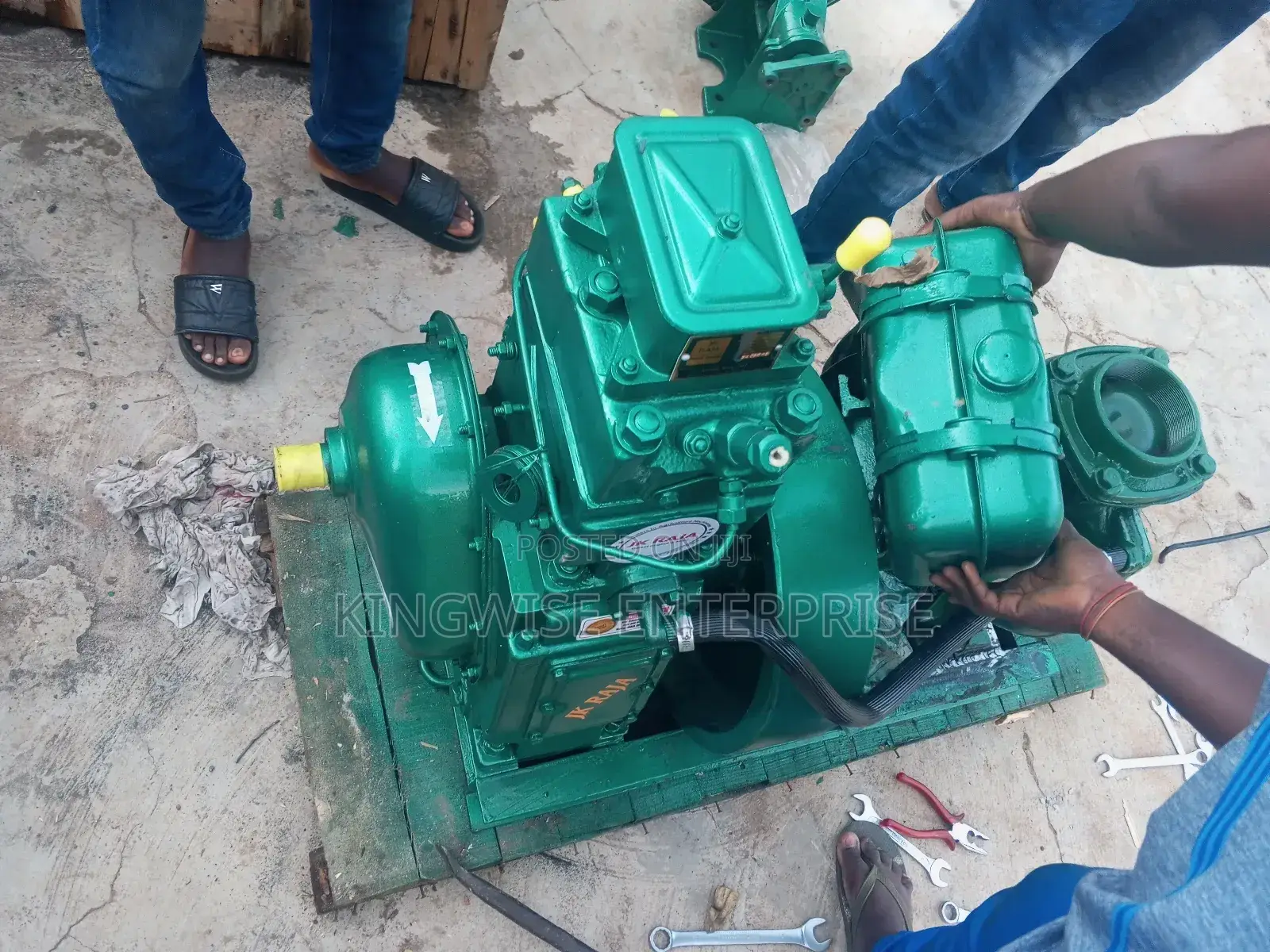 4×4 Water Pump Complete With 8hp Diesel Engine