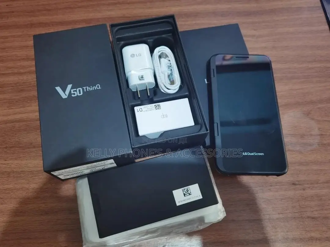 New LG V50S ThinQ 5G 128 GB Black