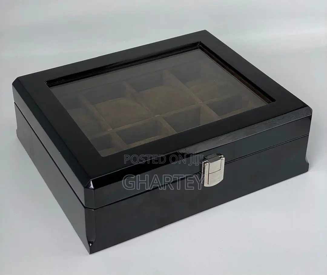 Quality Wood Material 8 Slot Watch Organizer