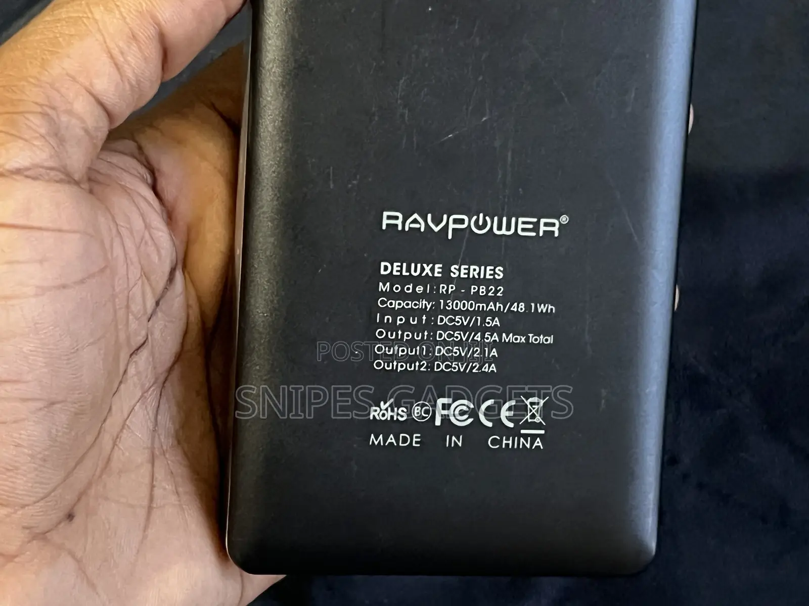 Ravpower Smart+ Power Bank (13,000mah)
