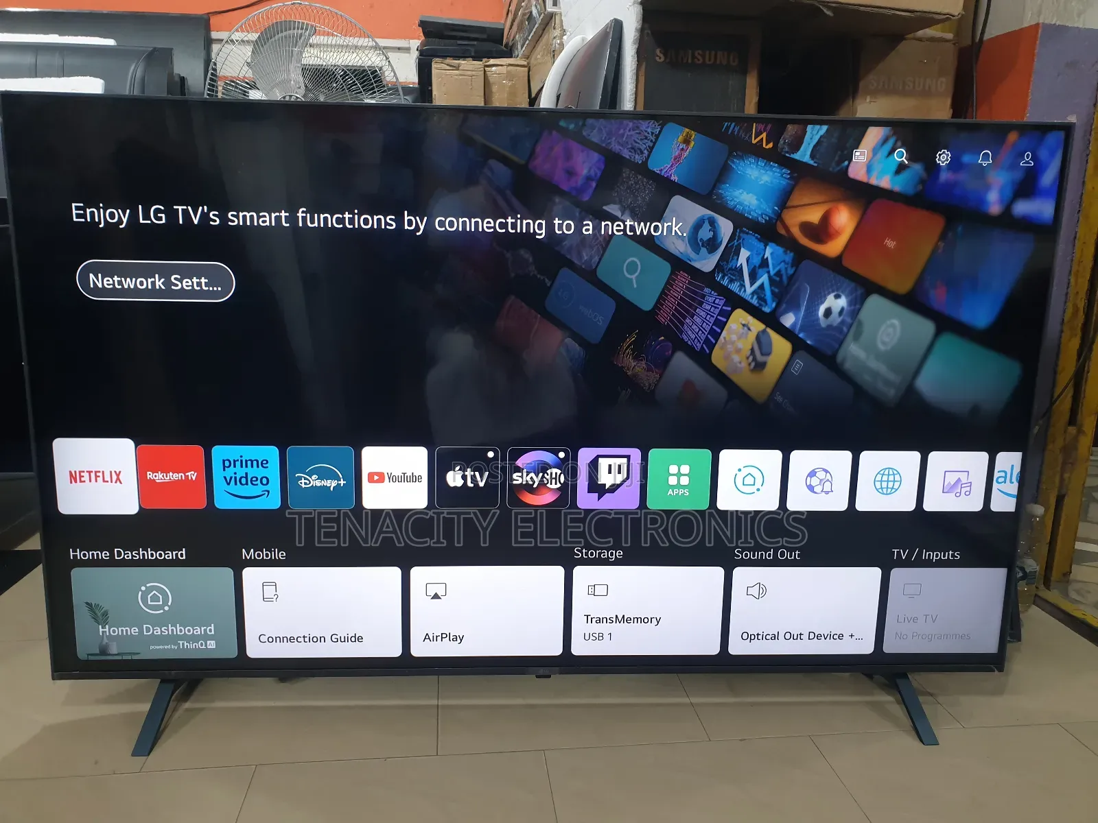 65/Lg Uhd HDR Mart Satellite Tv