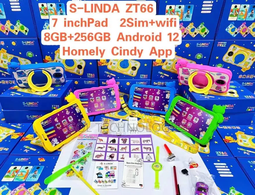 Kids Tablet S-Linda Zt66 7 Inch Pad 2sim Android 12 256gb