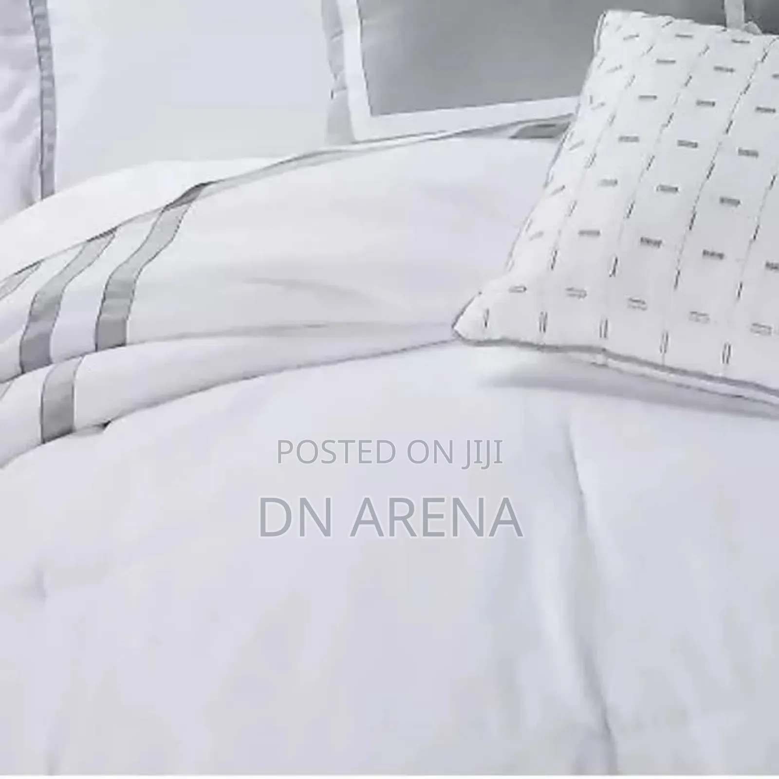 King Size 8pc Sanford Comforter Set White/Gray - Threshold.