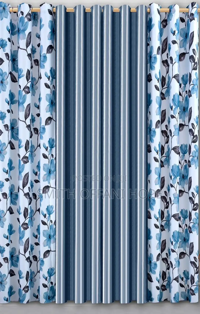 “Complete Window Coverage With 4-Piece Curtains”