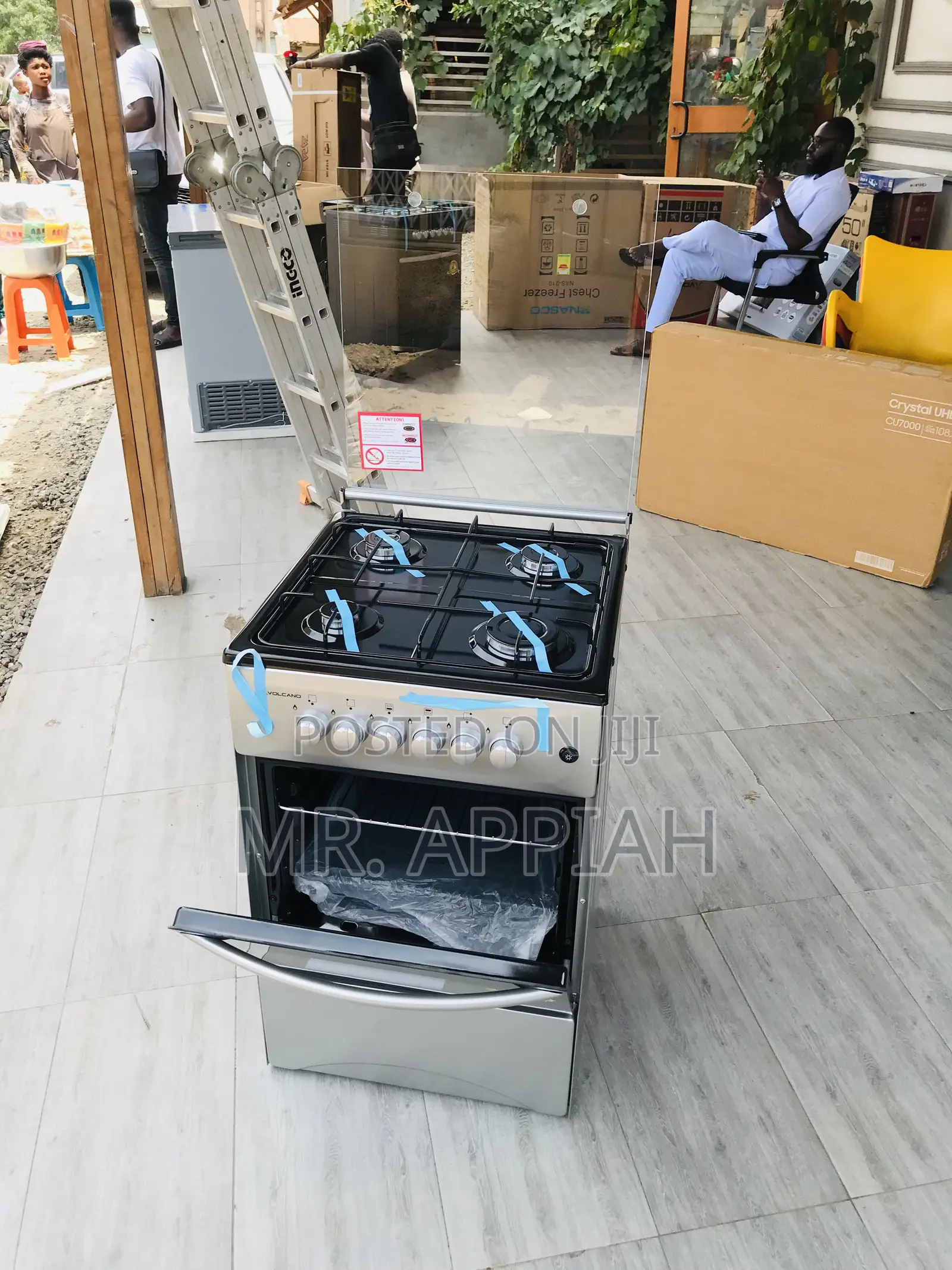 Purchase Volcano 50x50 Gas Oven 4 Cooker Manual Ignition.