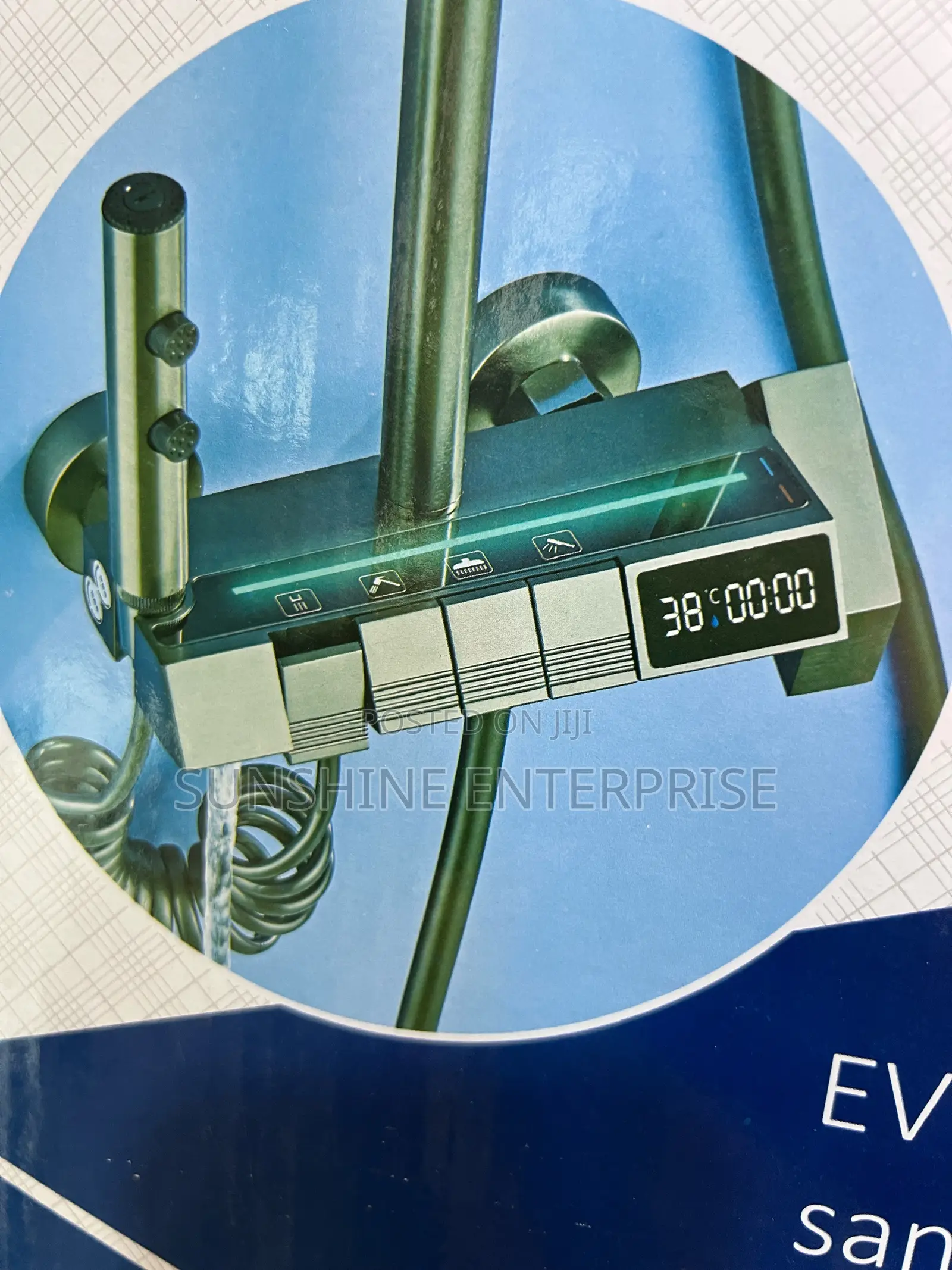 Digital 4in1 Bathroom Shower-With Led Display
